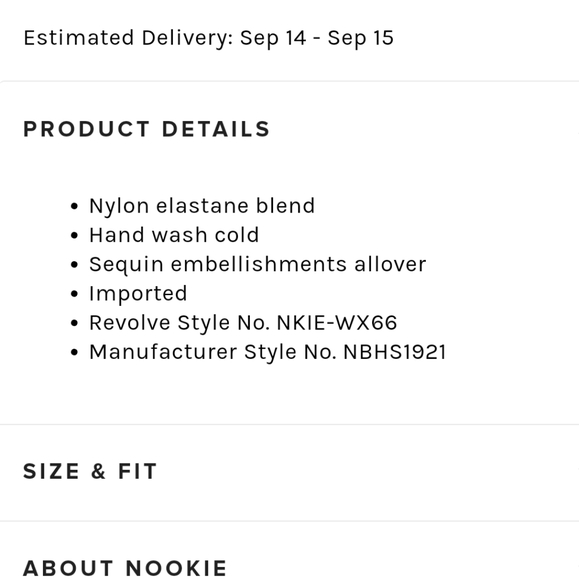 Nwot Nookie Beach disco Guizio sparkle bikini xs - Picture 4 of 8